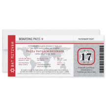 バルミツワーワールドトラベラーボーディングパス