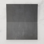 バルミツワー型頭が切れる金ゴールドアクアはっきりしたグレイ プレイスカード (内部開封)