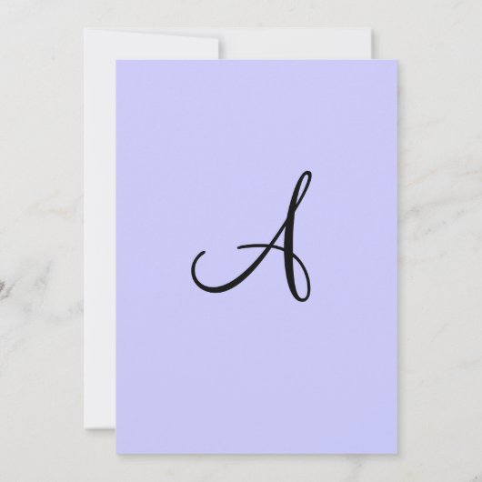 バルミツワー招待状アリソンスウィートフラワーズグレー 招待状 (裏面)