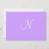 バルミツワー招待状ナオミフラワーガーデンヘブライ 招待状 (裏面)