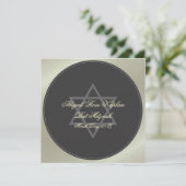 バルミツワー招待状 招待状 (スタンド正面)