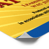 バルミツワー映画スターイエローブルーのポスター ポスター (角)