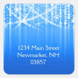 バルミツワー王室のブルースパークリー スクエアシール