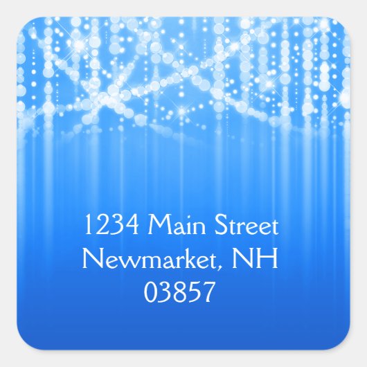 バルミツワー王室のブルースパークリー スクエアシール (正面)