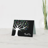 バルミツワー生命の樹はサンキューカードを折りました サンキューカード (正面)