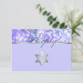 バルミツワー紫と青の輝き 出欠カード (スタンド正面)