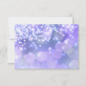 バルミツワー紫と青の輝き 出欠カード (正面)