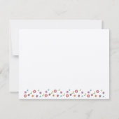 バルミツワー花のユダヤ人のダビデの星は感謝していしています サンキューカード (正面)