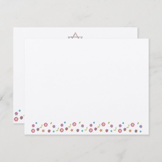 バルミツワー花のユダヤ人のダビデの星は感謝していしています サンキューカード (正面/裏面)