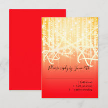 バルミツワー赤と金ゴールドの輝き