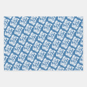 バルミツワー魅力的ハンドレットユダヤおもしろい ラッピングペーパーシート (正面3)