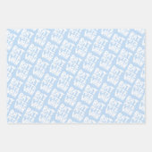 バルミツワー魅力的ハンドレットユダヤおもしろい ラッピングペーパーシート (正面)