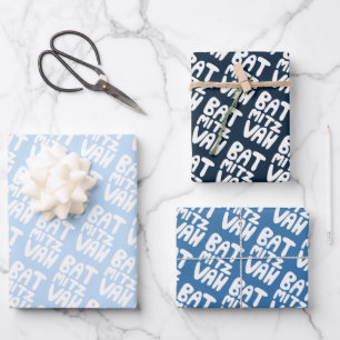 バルミツワー魅力的ハンドレットユダヤおもしろい ラッピングペーパーシート