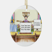 バルミツワー セラミックオーナメント (右)