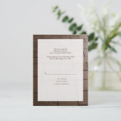 バルミツワーBimahムービーRSVP返信カード 出欠カード (スタンド正面)