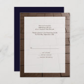 バルミツワーBimahムービーRSVP返信カード 出欠カード (正面/裏面)