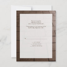 バルミツワーBimahムービーRSVP返信カード