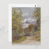 バルモラル城バイクイーンビクトリア ポストカード (正面/裏面)