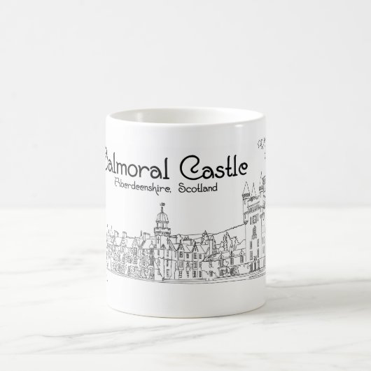 バルモラル城 スコットランド コーヒーマグカップ (中央)