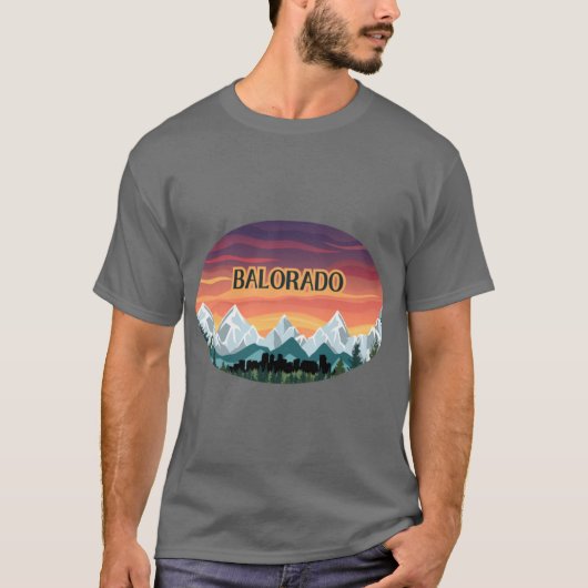 バルラド オーバル ノーデイツ オーバーサイズ Tシャツ (正面)
