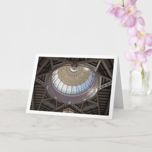 バルレンシアのセントラルマーケットの天井, バルレンシア, スペイン カード (蘭)