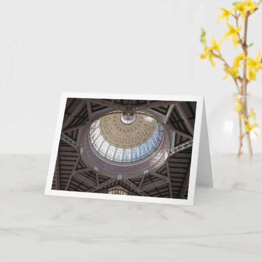 バルレンシアのセントラル・マーケットの天井, スペイン カード (黄色い花)