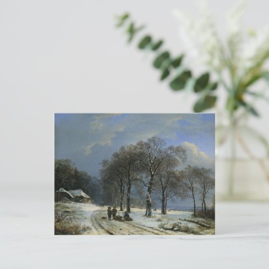 バルンド・コーネリス・コーコーエックの絵画がプリントされたポストカード ポストカード (スタンド正面)