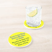 バルークHashem Adonai YeshuaのhaMeschiach。 コースター (側面)