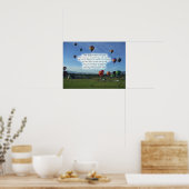 バルーニストの祈りの言葉ポスター ポスター (キッチン)