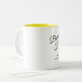 バルーハシムは詩篇トーラー卿を讃える黄色 ツートーンマグカップ (正面左)