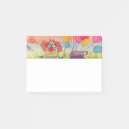 バルーンおもしろい付きピエロ ポストイット