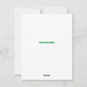 バルーンおよび紙吹雪誕生日カード シーズンカード (裏面)