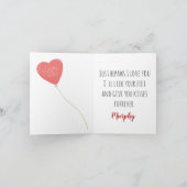 バルーンからのロットワイラーハート シーズンカード (内部)