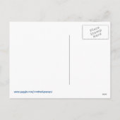 バルーンとハートビクトリアンバレンタインデー シーズンポストカード (裏面)