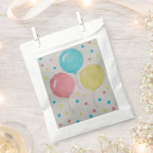 バルーンと紙吹雪優先バッグ フェイバーバッグ (クリップ留めされた状態)