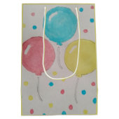 バルーンと紙吹雪抱き枕 ミディアムペーパーバッグ (裏面)