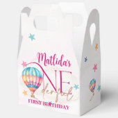 バルーンにクマOneDerful 1st誕生日パーティーボックス フェイバーボックス (見開き)