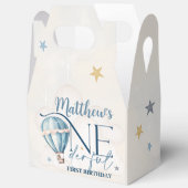 バルーンにクマOneDerful 1st誕生日パーティーボックス フェイバーボックス (見開き)