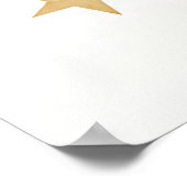 バルーンに1回目の誕生日のウェルカムサインを記入 ポスター (角)