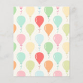 バルーンのスクラップブック紙 (裏面)