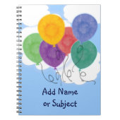 バルーンの件名ノートブック ノートブック (正面)