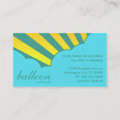 バルーンの位置 (ヴィンテージの雲) 名刺 (裏面)