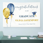 バルーンの卒業おめでとう 横断幕 (トレードショー)