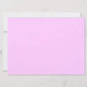 バルーンの祭典 ピンクのフローイング バースデーケーキ 招待状 (裏面)