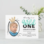 バルーンの種類 | ワイルドワンボーイズフォトファースト誕生日 招待状 (スタンド正面)