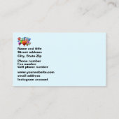 バルーンの販売、保守、供給業者の名刺 名刺 (裏面)