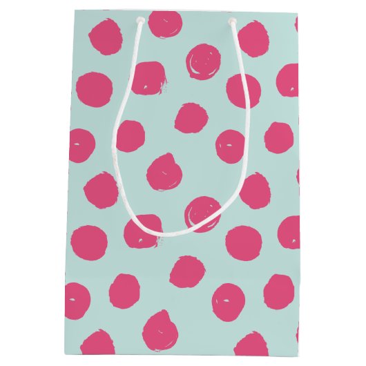 バルーンを押さえたかわいいバニーハッピーバースデー ミディアムペーパーバッグ (裏面)