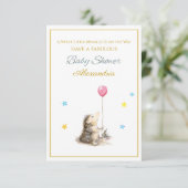 バルーンを持つカスタム名のハリネズミの赤ちゃんシャワー (スタンド正面)