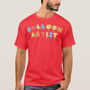 バルーンアニマルツイスターねじれるアーティスト彫刻家Pr Tシャツ
