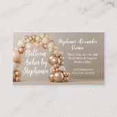 バルーンアーチアーティストパーティー飾プランナー 名刺 (正面)